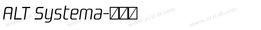 ALT Systema字体转换
